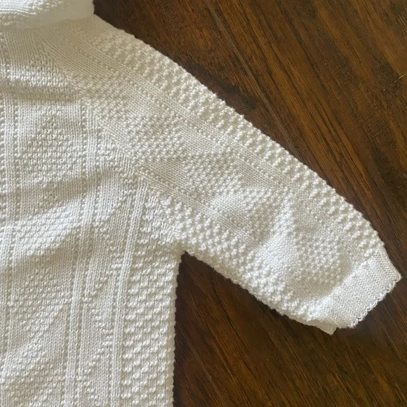 Vintage Amana Woolen Mills Infant Bunting / Sleep Sack – 100% Cotton Knit, USA